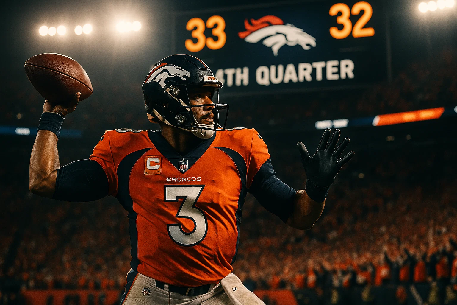 Denver Broncos quarterback leads historic 33-point 4th-quarter comeback over the Giants