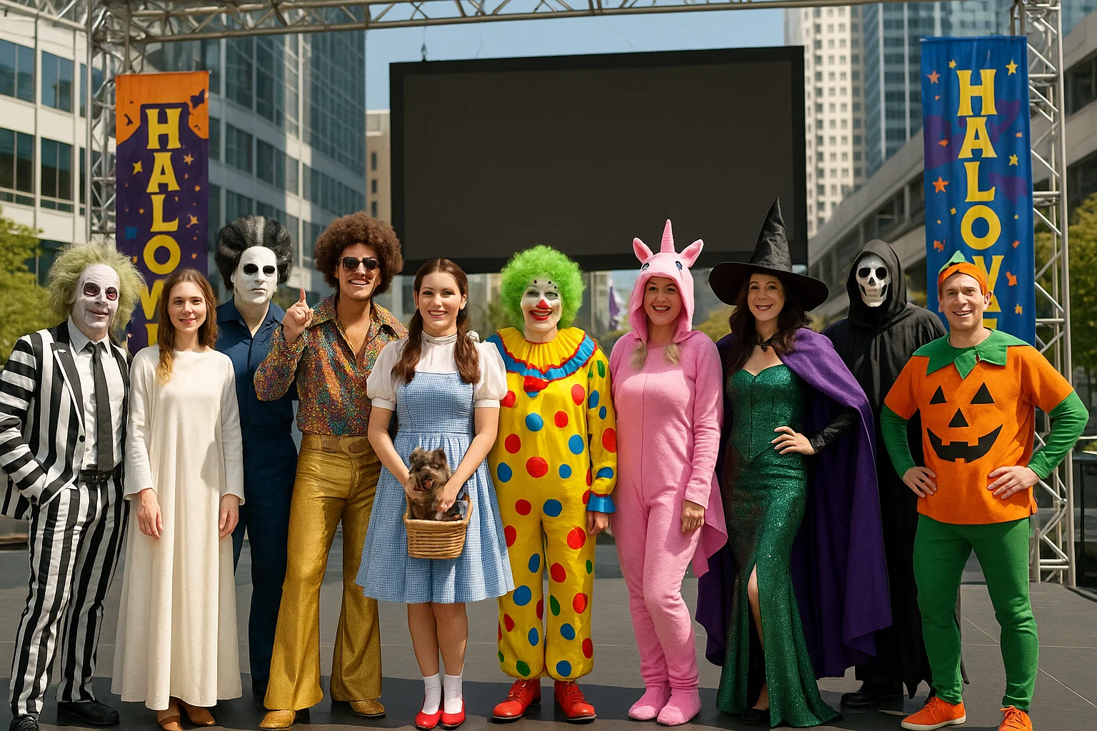 Helloween Costume reavel