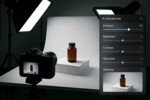 Professional studio setup for business photography by FocusCraft
