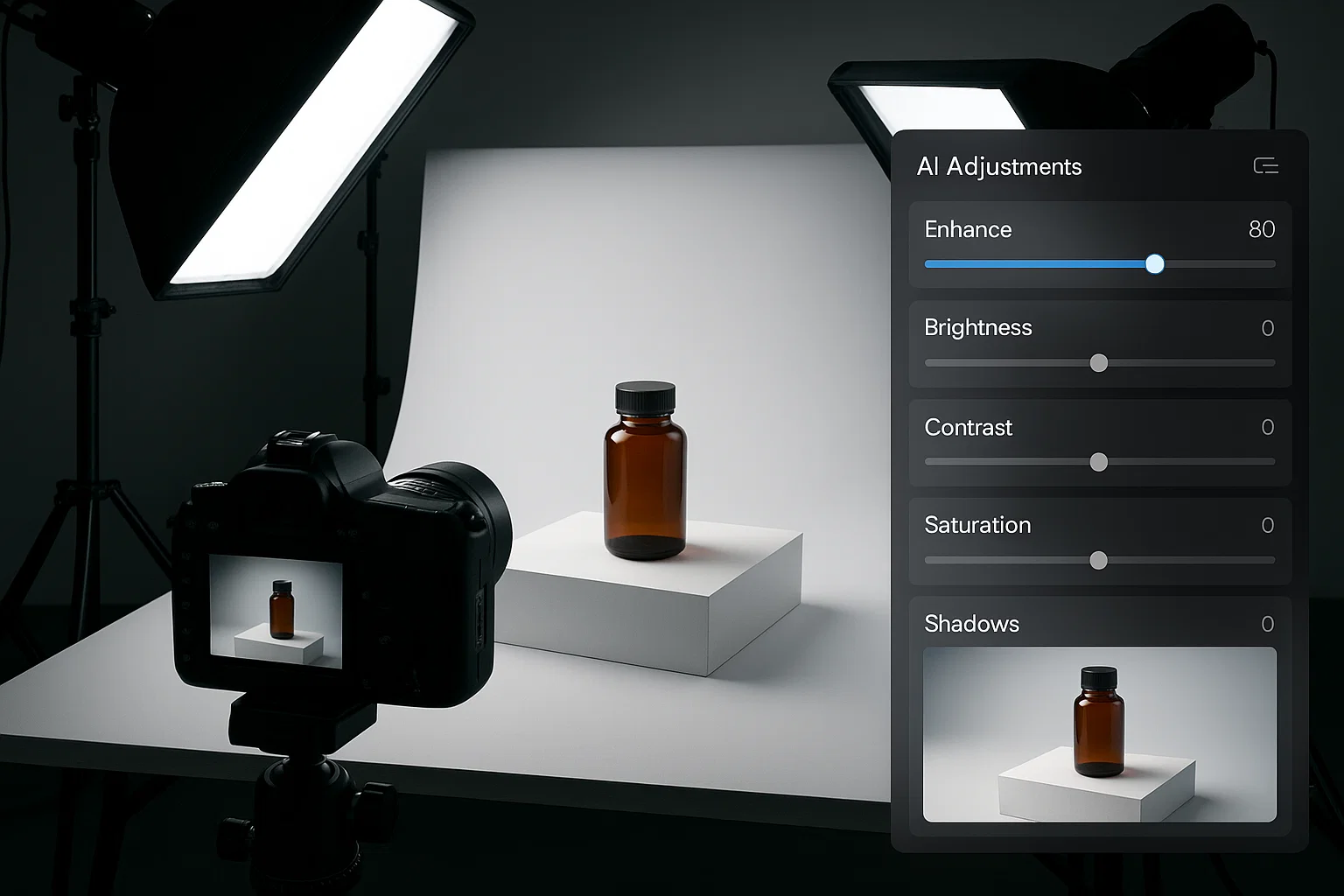 Professional studio setup for business photography by FocusCraft