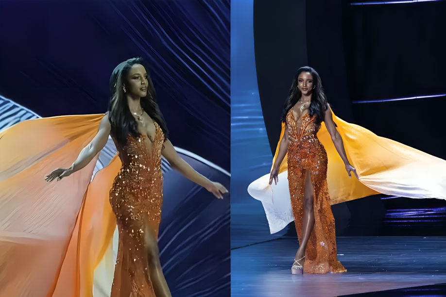 Unexpected Incident: Miss Jamaica Slips and Falls Off Stage at Miss Universe Event